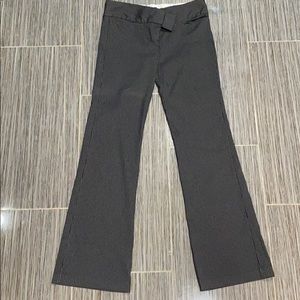Zinc black pinstriped work/dress pants size 9